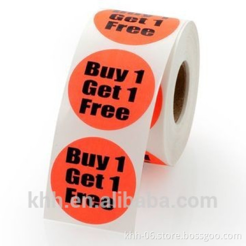 CMYK Printed custom sticker printing labels